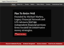 Tablet Screenshot of legacyfinancialnetwork.com